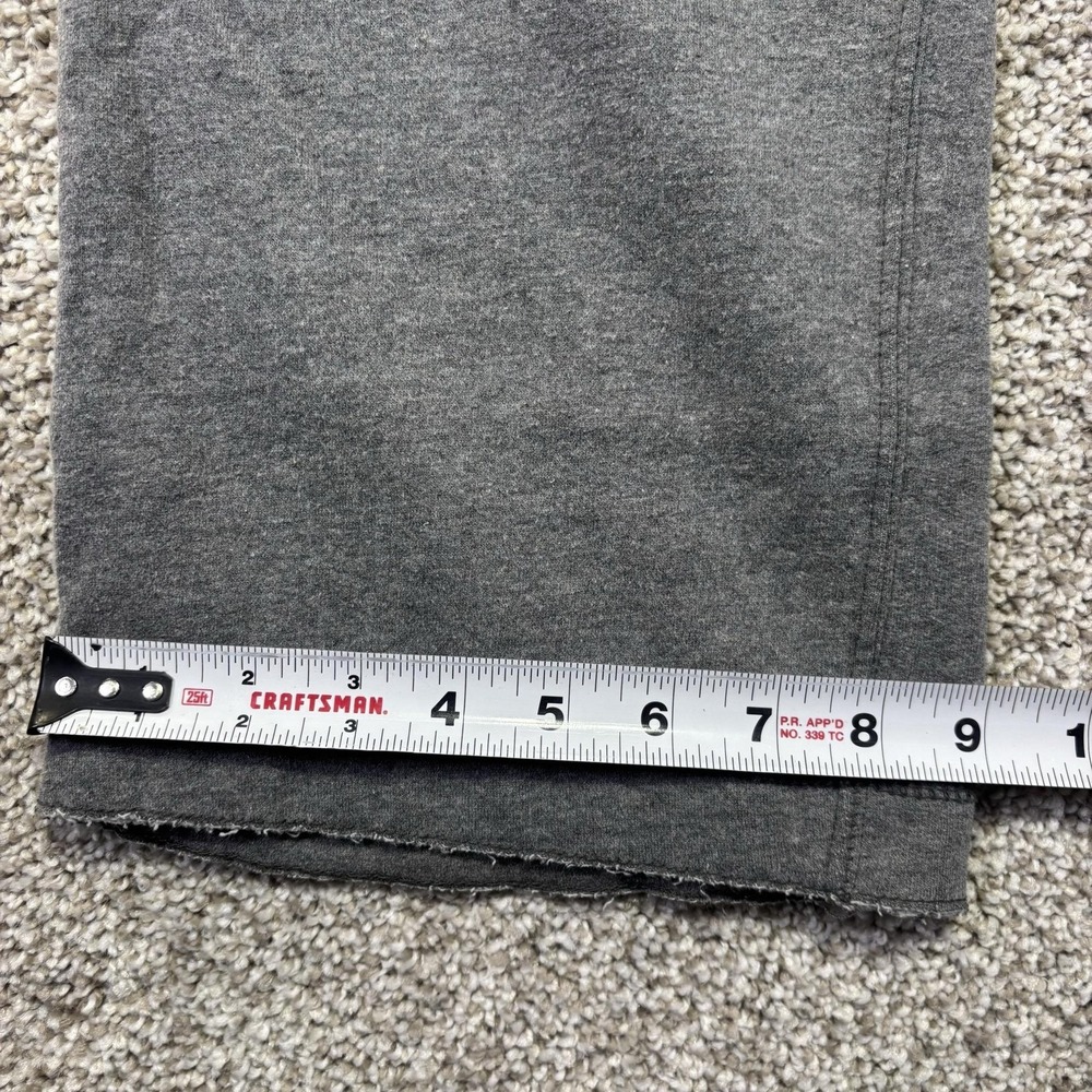 Aeropostale Sweatpants Womens Medium Gray Fleece Logo Pants Drawstring Y2K Fem - Picture 3 of 8
